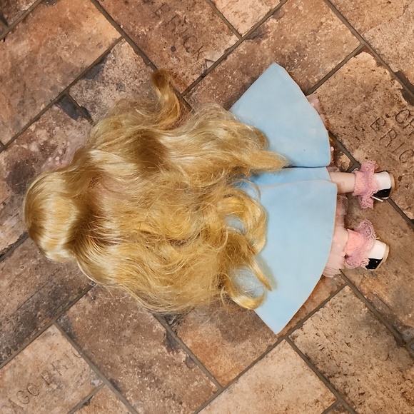 Brass Key Porcelain Doll - Picture 6 of 7